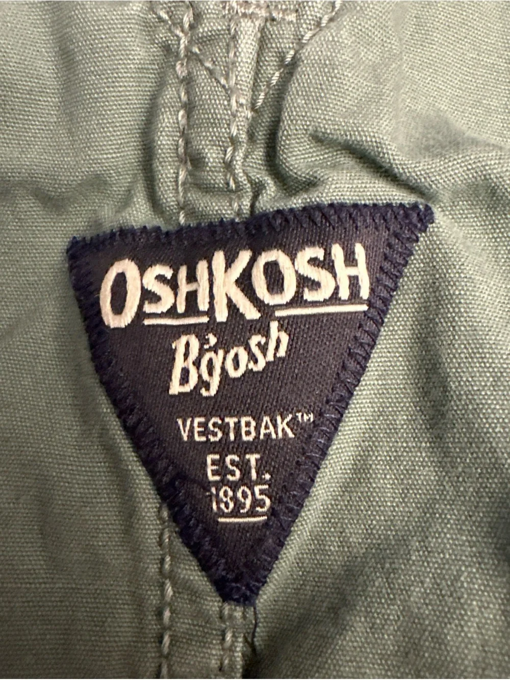 Oshkosh B’gosh Overalls 3T Toddler Boy Green Airplanes School Play Active